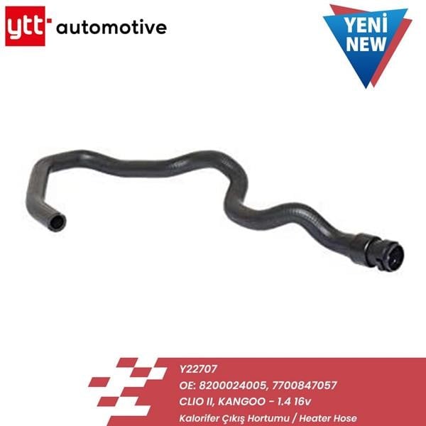 KALORİFER ÇIKIŞ HORTUMU CLIO II-KANGOO 97-12