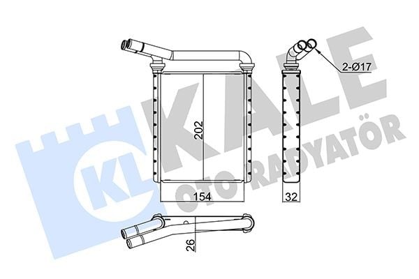 KALORİFER RADYATÖRÜ TOYOTA AURIS. COROLLA 1.4L NDE150 NDE180 07-> 1.6L ZRE151 ZRE181 ZRE185 07-> 1.3 3L NRE180 12-> / AVENSIS ZRT270 AZT270 ADT270 09-> - ALEMİNYUM