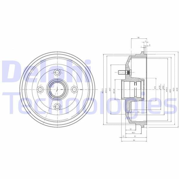 KAMPANA ARKA DAR TIP -ABS ESCORT FIESTA 95>01
