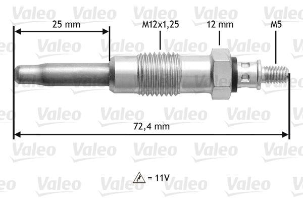 KIZDIRMA BUJİSİ 11V PARTNER-BERLINGO-P205-P206-P306-P405-P406-P605-P806-EXPERT-JUMPYXANTIA-XSARA-ZX 1.8-1.9 XUD7-XUD9 BOXER-JUMPER-DUCATO 1.9 ASTRA G-OMEGA B-FRONTERA A 1.7 VITARA-CLIO I-DOBLO-J9-MAST