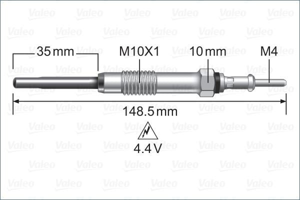 KIZDIRMA BUJİSİ FORD TRANSİT V347- 2.2 TDCİ 12>2.2 155PS CUSTOM 12>RANGER 2.2 TDCİ 11> BOXER III JUMPER III C81 110PS C96 130PS C110 150PS 12> ECO