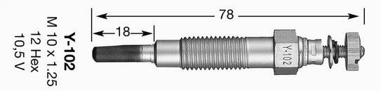 KIZDIRMA BUJİSİ Y-102