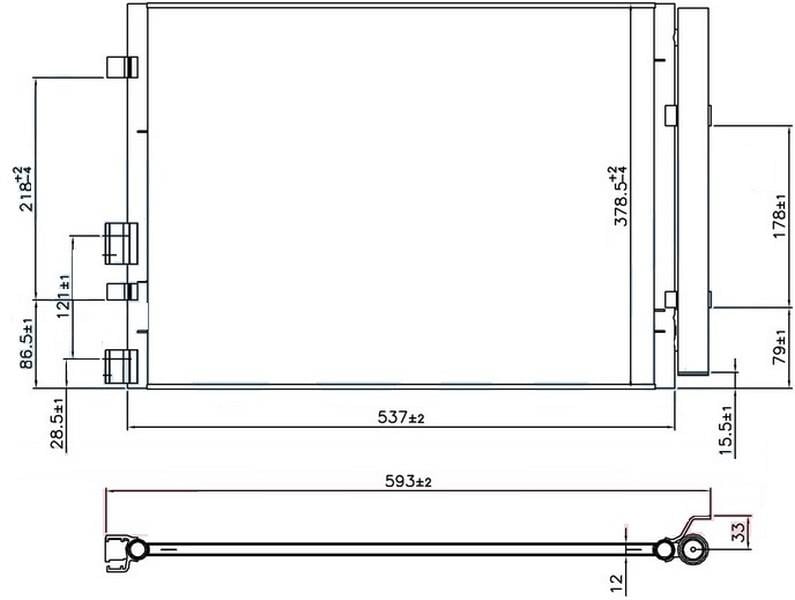 KLİMA BRAZİNG CONDENSER A/M 0 İ20 1.4 CRDI 2009