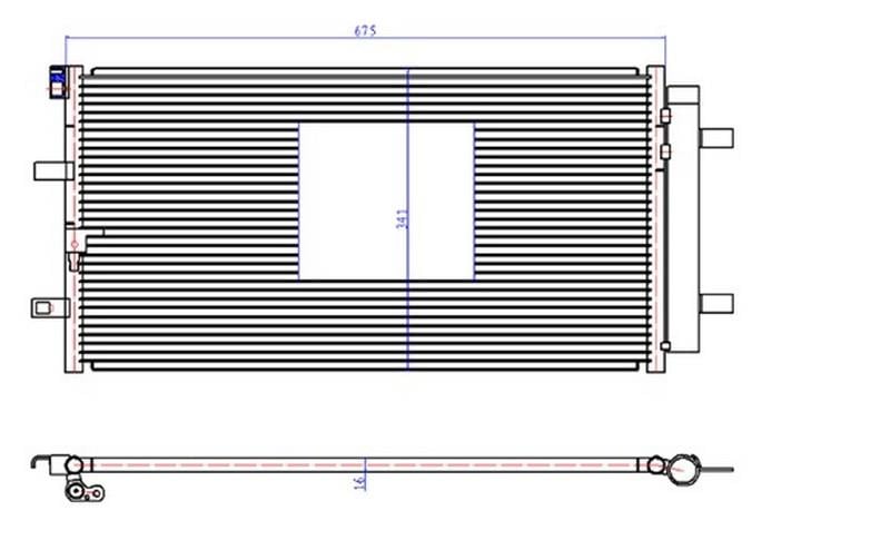 KLİMA BRAZİNG CONDENSER A/M 656X436X16 A8 3.0TDI/4.2FSI 2010 940329
