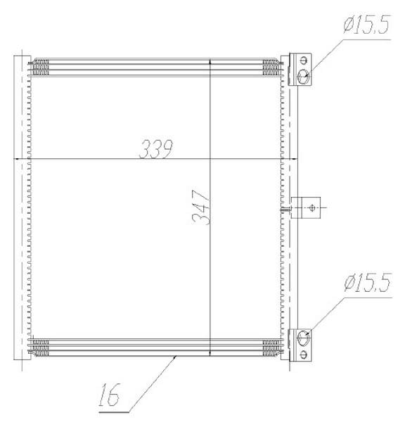 KLİMA BRAZİNG CONDENSER A/M 911 2013 940703