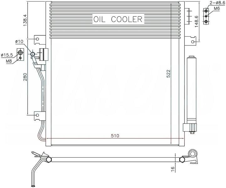 KLİMA BRAZİNG CONDENSER A/M NİTRO 2007 940461