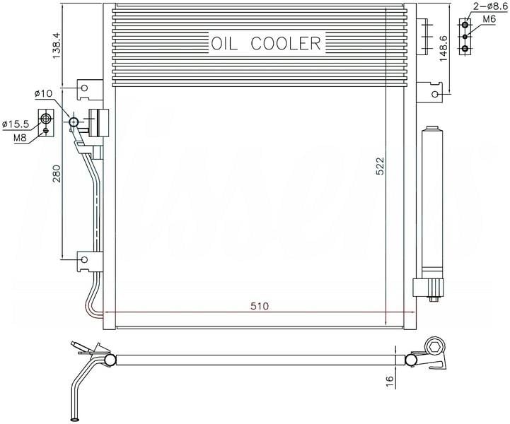 KLİMA BRAZİNG CONDENSER A/M NİTRO 2007 940461