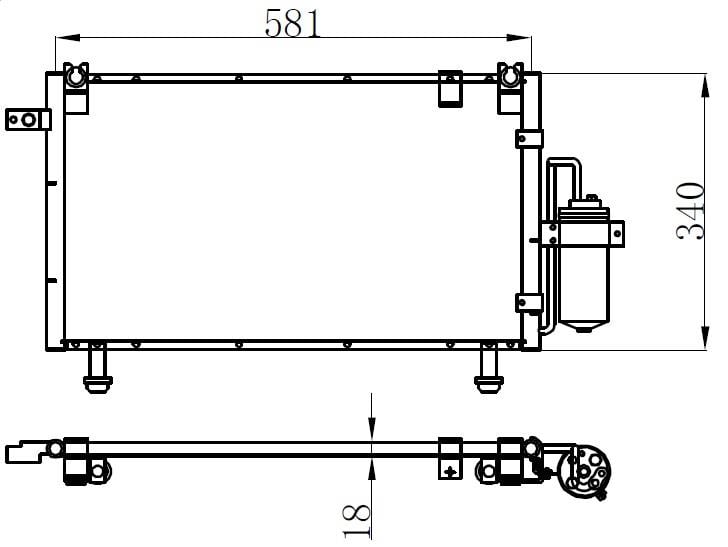 KLİMA BRAZİNG CONDENSER DMAX 02 941153-98071118