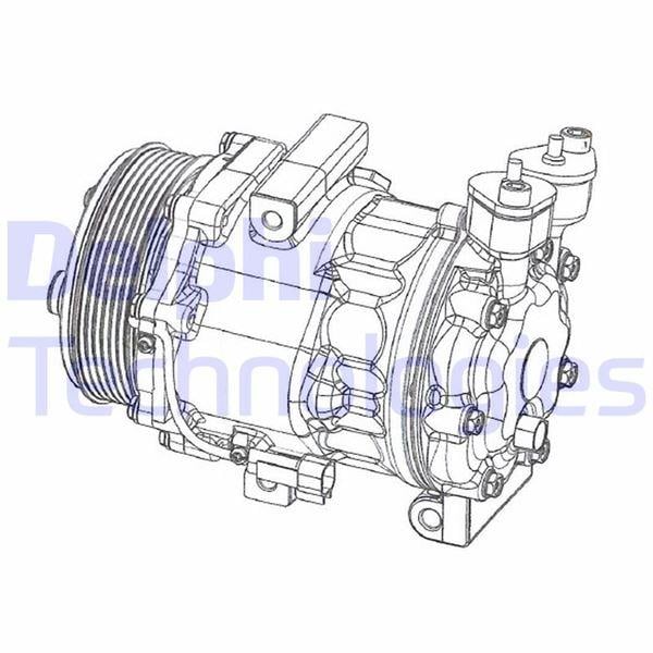 KLIMA KOMPRESOR KOMPLE FORD TRANSIT V348 V347 09 >14 2.4 TDCI 2.2 TDCI 11>14