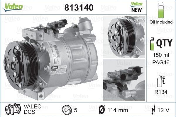 KLIMA KOMPRESOR VOLVO XC60 2008> S80 II 2.5 T 10>12 V70 III D3 07>15 XC60 I SUV D5 AWD 08>10 XC70 II D5 AWD 07>09