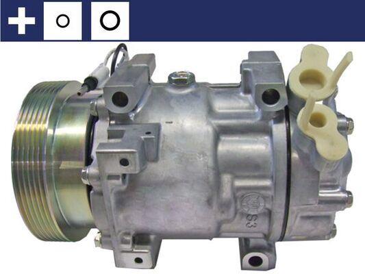 KLIMA KOMPRESORU DACIA LOGAN 04>SANDERO 08> DUSTER 10> 1.4 K7J 1.5dCi K9K 1.6 K4M 12V 6 KANAL 124MM