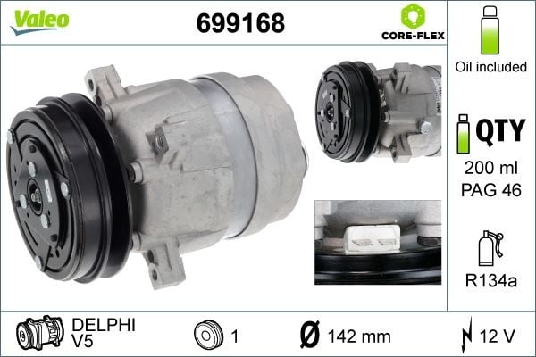 KLIMA KOMPRESÖRÜ FIAT DUCATO 94> TEMPRA 90> TİPO 89> 1.4 1.6 2.5TD 2.8 JTD