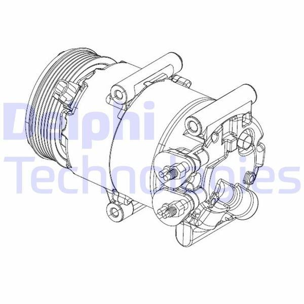 KLİMA KOMPRESÖRÜ FIESTA VI 1.25-1.4-1.6Tİ-1.4TDCİ-1.6TDCİ 09 > 110mm
