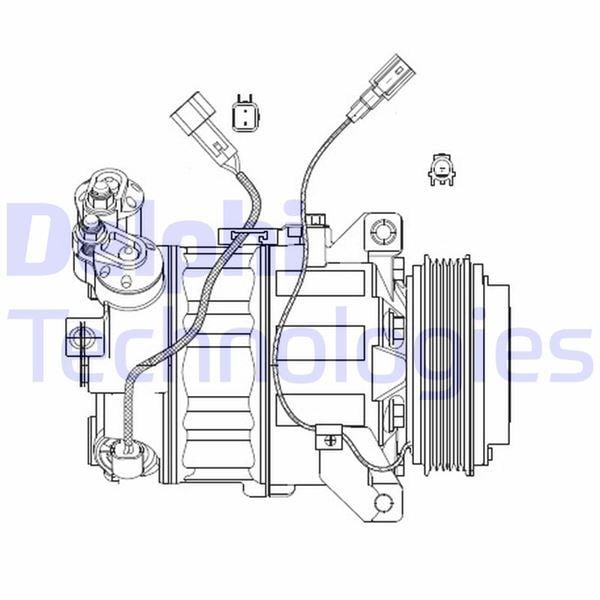 KLIMA KOMPRESÖRÜ FORD MONDEO IV 07>14 -S-MAX-VOLVO S80-V70-XC60-XC70 06>15 2.4 D-D5