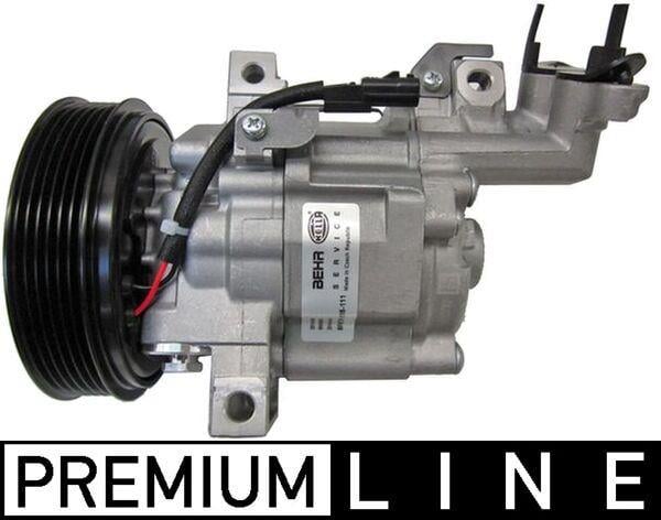 KLİMA KOMPRESÖRÜ MEGANE III 08> FLUENCE 10> SANDERO II 12> LOGAN II 12> LODGY 12> DUSTER 10> 1.5dCi 1.6 16V K4M 12V 6 KANAL 125MM PAG46 YAĞ 160ml