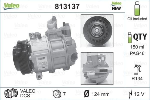 KLIMA KOMPRESORU MERCEDES W203 W204 CL203 C209 A209