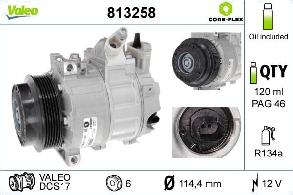 KLIMA KOMPRESORU MERCEDES W204 S204 C204 W212 C207