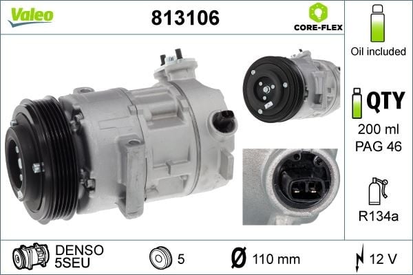 KLİMA KOMPRESÖRÜ OPEL CORSA C CORSA D CORSA E 06-14 1.0-1.2-1.4 XEL-XEP-XER-XEJ