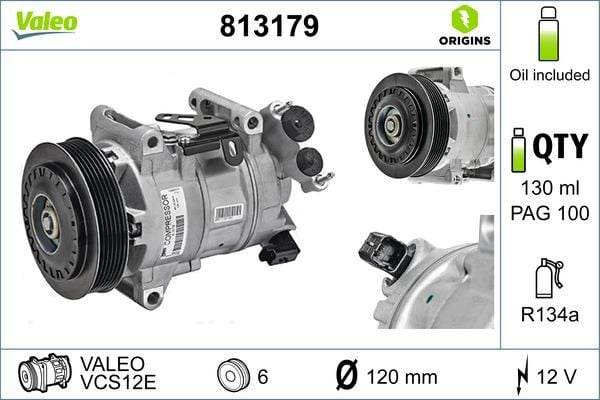 KLİMA KOMPRESÖRÜ PEUGEOT P308 07>21 CITROEN C4 13> 1.6 VTI - BlueHDI - THP