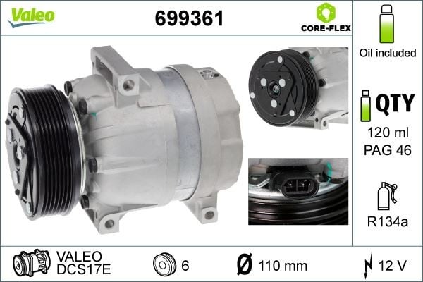KLİMA KOMPRESÖRÜ RENAULT MASTER II 01> TRAFIC II 06> OPEL MOVANO A 01> VİVARO A 06> 2.2dCi 2.5dCi