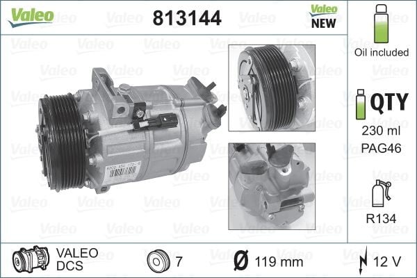 KLİMA KOMPRESÖRÜ TRAFIC 06>>-VIVARO 06>>-LAGUNA II-PRIMASTER 2.0 DCI