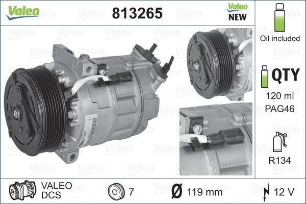 KLİMA KOMPRESÖRÜ VIVARO B 14>19-MOVANO B 10> TRAFIC III 14>19 MASTER III 10> 1.6dCi R9M 2.3dCi M9T