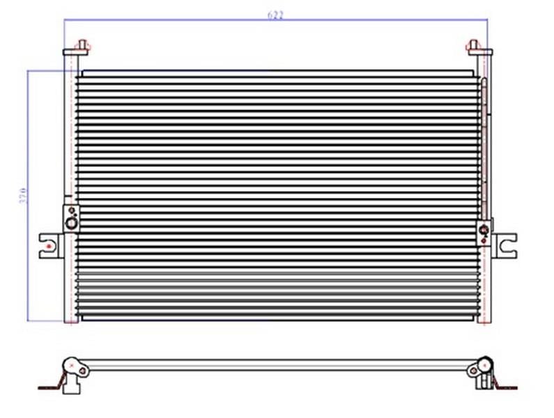 KLİMA KONDANSERİ STAREX 2.5 CRDİ 97 >