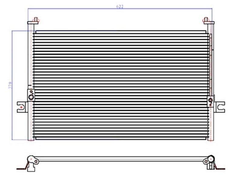 KLİMA KONDANSERİ STAREX 2.5 CRDİ 97 >