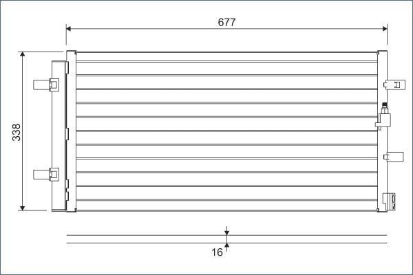 KLİMA KONDENSERİ A4-A5-A6-A7-Q5 2.TDI