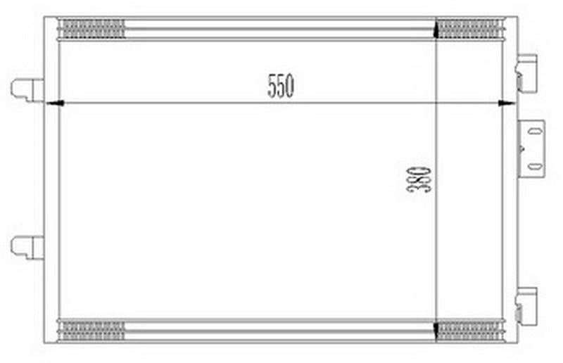 KLİMA KONDENSERİ CLIO II 01 > SYMBOL 99 > THALİA I 99 > DİZEL OTO.-MEK.
