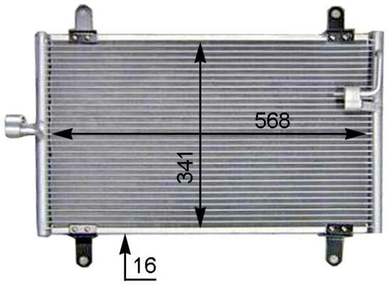 KLİMA KONDENSERİ DUCATO-BOXER-JUMPER 94-06 506x349x22