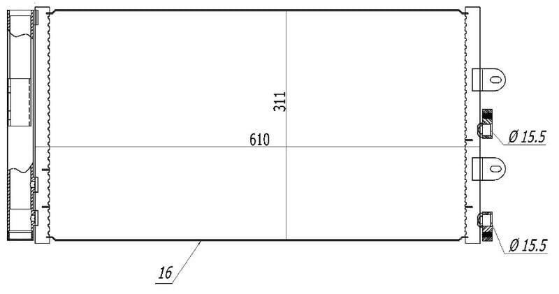 KLİMA KONDENSERİ FIAT PUNTO II 1.2İ-1.2 16V 03 > OTO.-MEK.