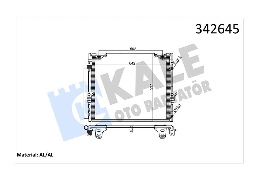 KLİMA KONDENSERİ LAND CRUISER AL-AL