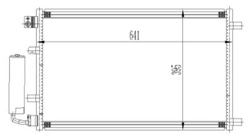 KLİMA KONDENSERİ NISSAN QASHQAİ 1.6-2.0 16V 07 > OTO.-MEK.