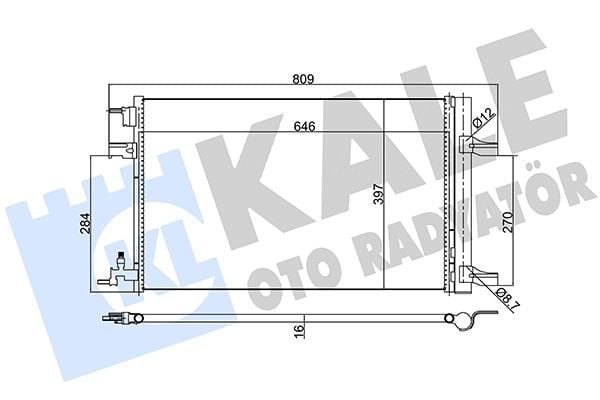 KLİMA KONDENSERİ RADYATÖRÜ - OTOMATİK ASTRA J-ZAFIRA C-CRUZE 1.4-1.6-1.7-2.0