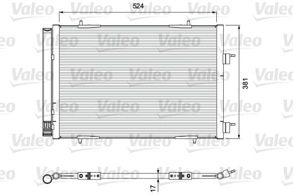 KLİMA KONDENSERİ RADYATÖRÜ PEUGEOT P508 10> CITROEN C5 10> 1.6 HDI DV6 THP-VTI EP6