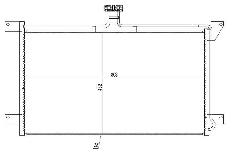 KLİMA KONDENSERİ SCANIA 4-SERİES R 94-T 114-T 124-T 144 95 > OTO.-MEK.