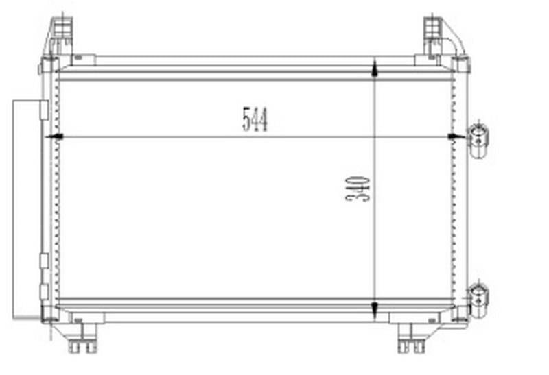 KLİMA KONDENSERİ YARİS 1.0İ 16V-1.3İ 16V 05 > OTO.-MEK.