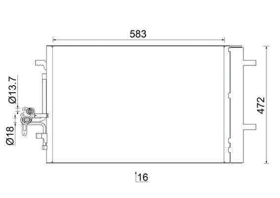 KLIMA RADYATORU 276DT DISCOVERY 3 L319 04>09 DISCOVERY 4 L319 09>18