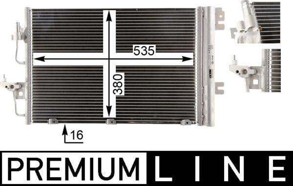 KLİMA RADYATÖRÜ ASTRA H-ZAFIRA B 1.4-1.6-1.8 Z14XEL-Z14XEP-Z16XEP-Z16XER-A16XER-Z18XE-Z18XER-A18XER