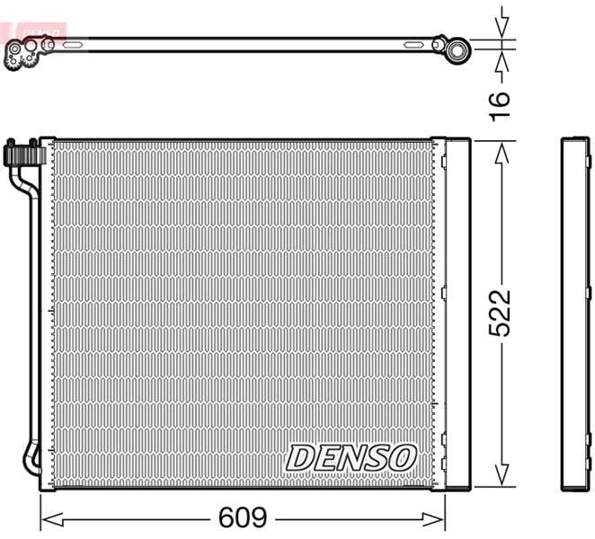 KLIMA RADYATORU BMW E70 F15 F85 E71 E72 F16 F86