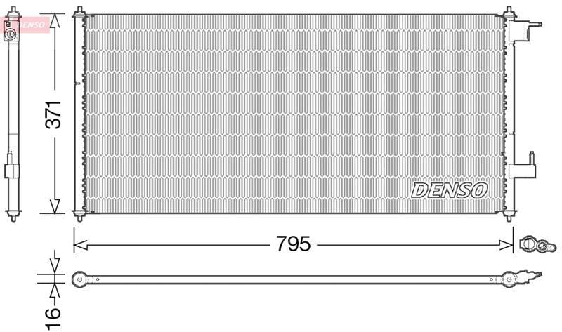 KLIMA RADYATÖRÜ CONNECT 02>14 1.8 TDCI 75-90-110PS
