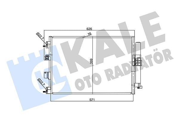 KLIMA RADYATORU KONDANSER FOCUS III 14>C MAX 15>CONNECT 13> KUGA II 14>17 1.0 ECOBOOST 1.5TDCI 1.6TDCI E5