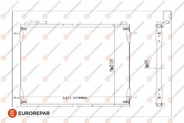 KLİMA RADYATÖRÜ KONDANSER PEUGEOT P206 98>09 1.1-1.4-1.6-2.0-1.4HDI-1.6HDI