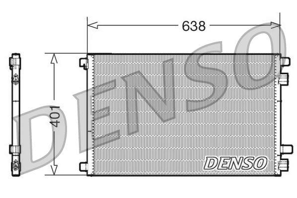 KLİMA RADYATÖRÜ KONDENSER RENAULT MEGANE II 03> SCENIC II 03> GRAND SCENIC II 03> 1.5dCi 1.6 1.9dCi 2.0