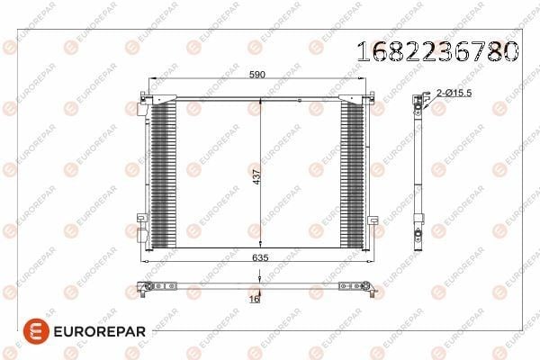 KLİMA RADYATÖRÜ KONDENSER TRAFIC II 01> OPEL VİVARO 1.9 DTİ 2.0 CDTİ