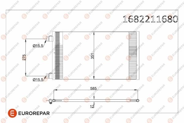 KLİMA RADYATÖRÜ KONDENSERİ KANGOO III-CITAN