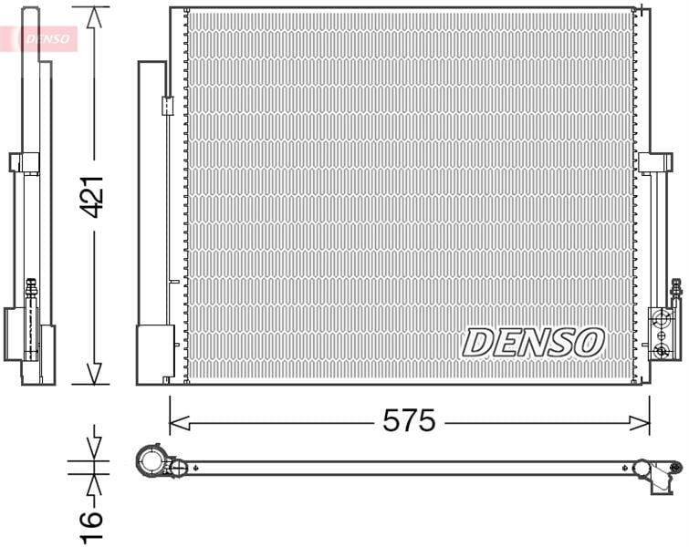 KLİMA RADYATÖRÜ KONDENSERİ OPEL MERİVA B 10>17