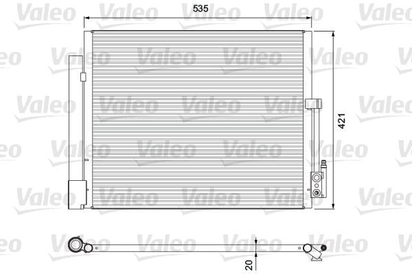 KLİMA RADYATÖRÜ KONDENSERİ OPEL MERİVA B 10>17