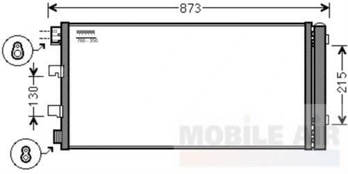 KLİMA RADYATORU KONDENSERİ RENAULT MASTER III 10> OPEL MOVANO B 10> 2.3dCi